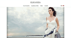 Desktop Screenshot of eleganzza.it